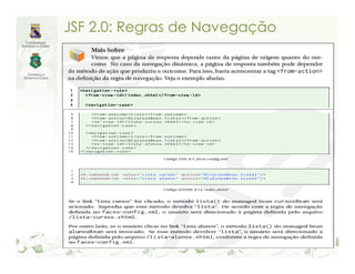 JSF 2.0: Regras de Navegação
 