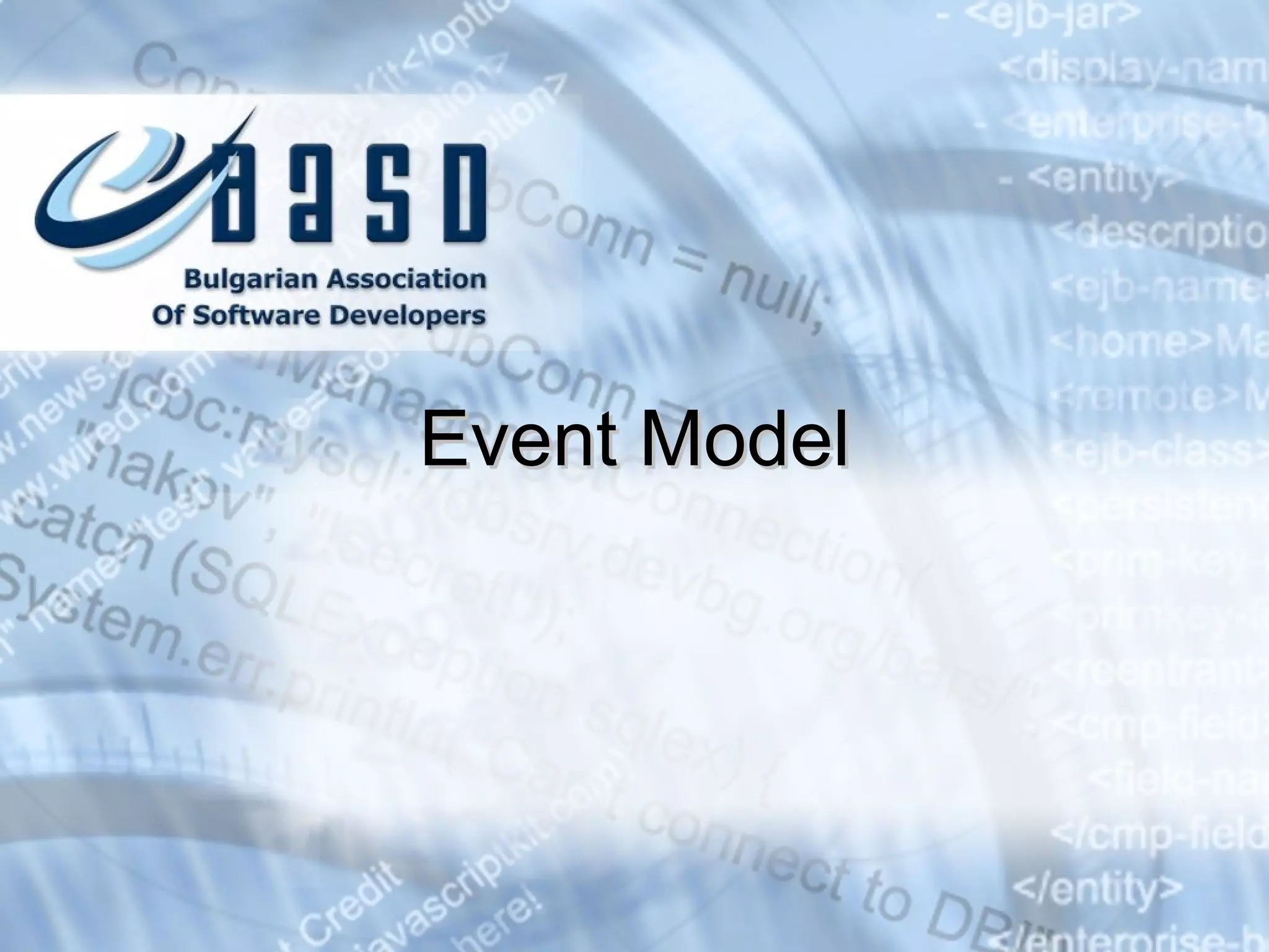 Event Model 