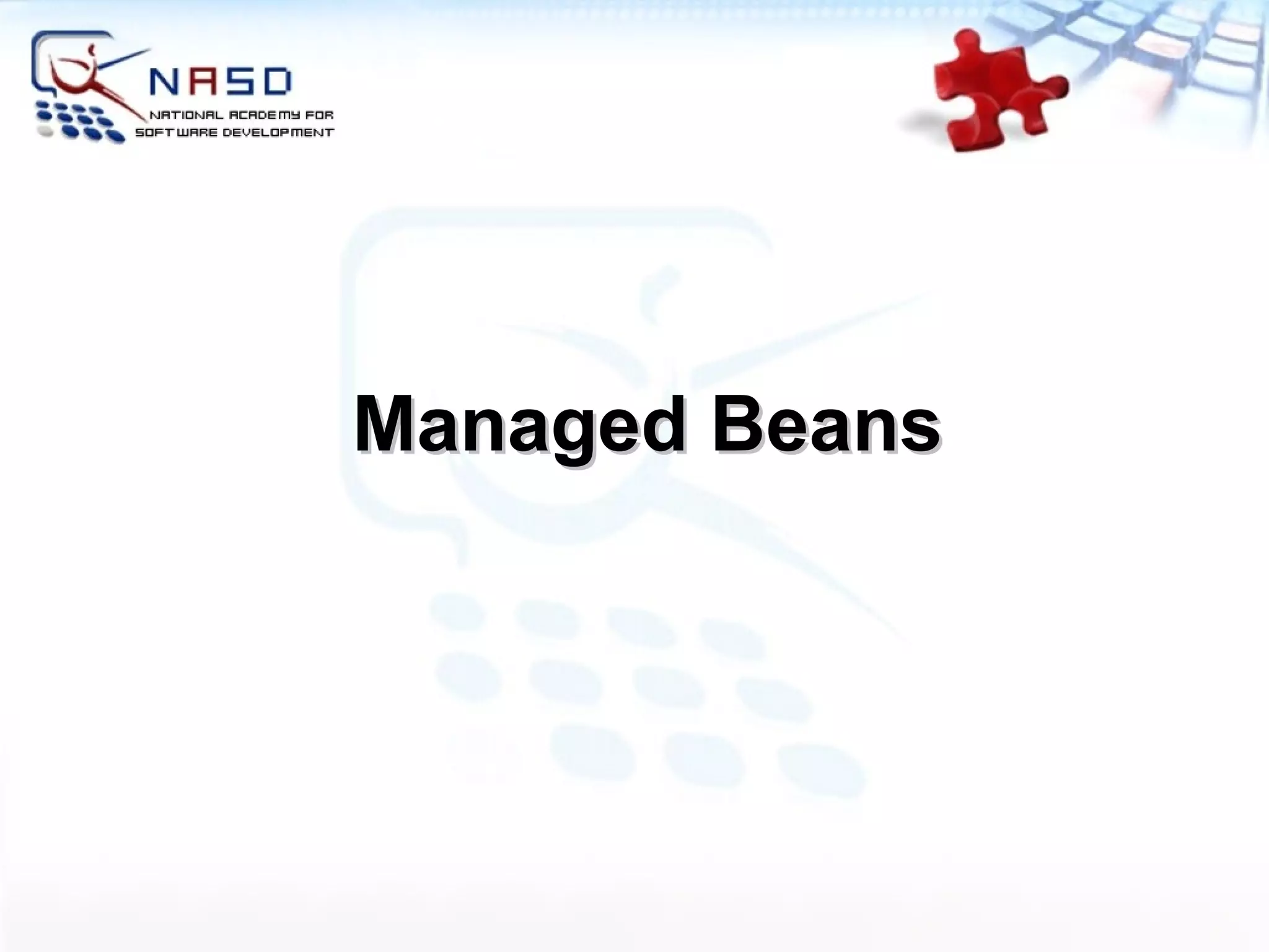 Managed Beans 