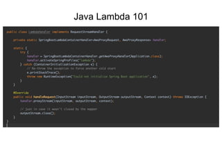 Java Lambda 101
 
