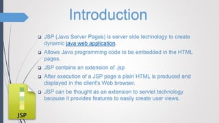 Java Server Pages(jsp) | PPTX
