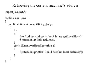 Java Server Sockets programming and its use.ppt