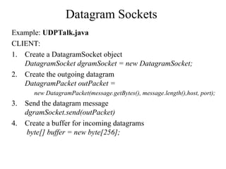 Java Server Sockets programming and its use.ppt