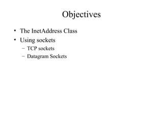 Java Server Sockets programming and its use.ppt