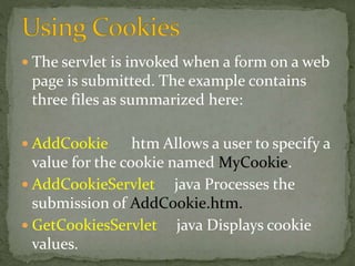Java servlets | PPTX
