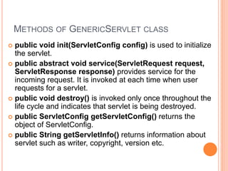 Java servlets | PPTX
