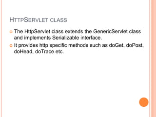 Java servlets | PPTX