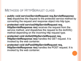 Java servlets | PPTX