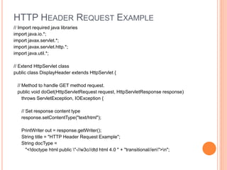 Java servlets | PPTX