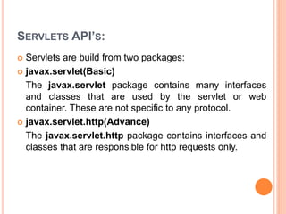 Java servlets | PPTX