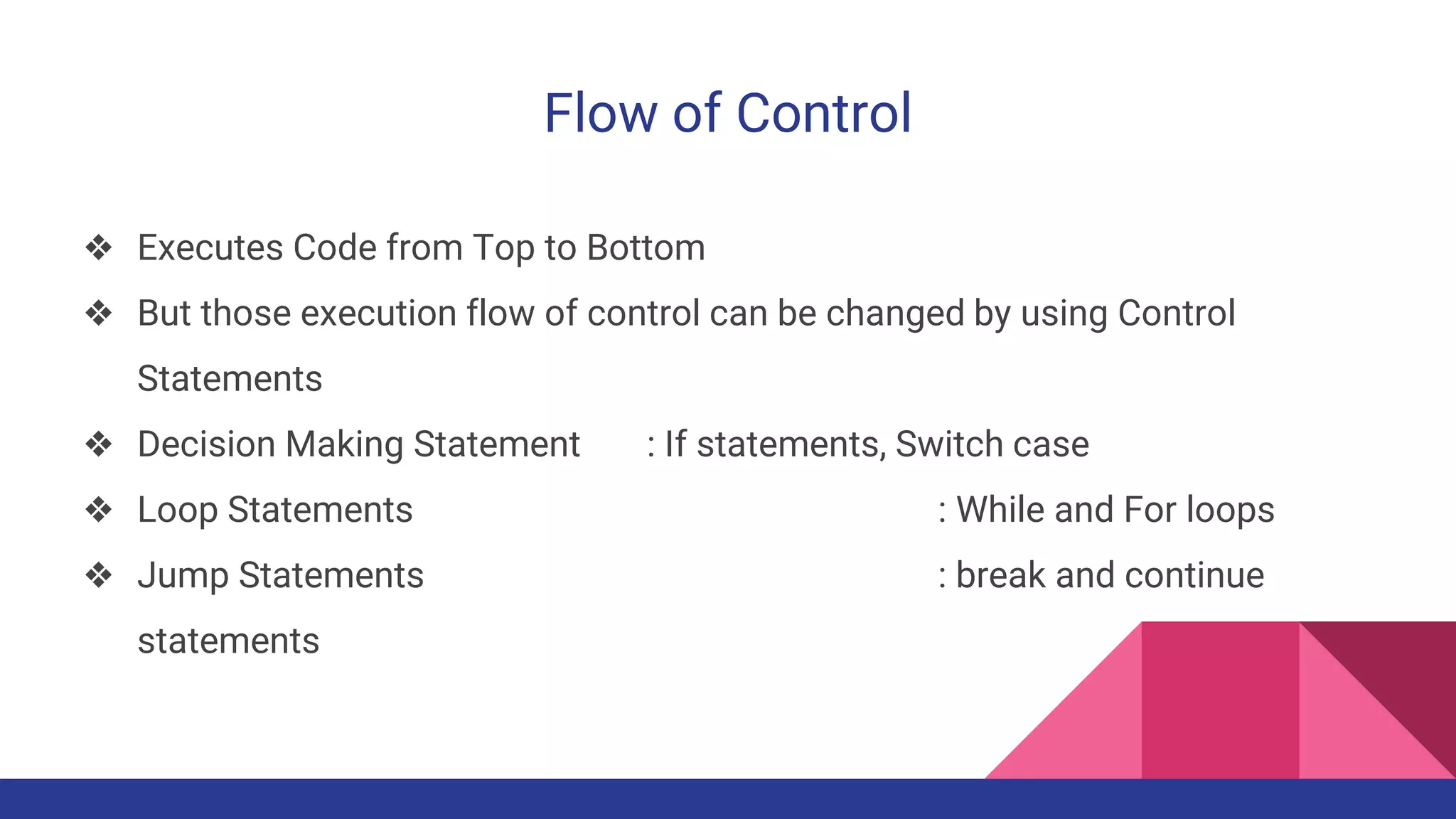 Java Control Statements | PPTX