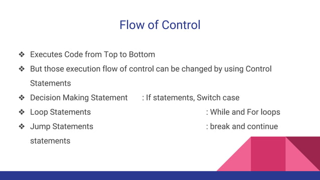 Java Control Statements | PPTX