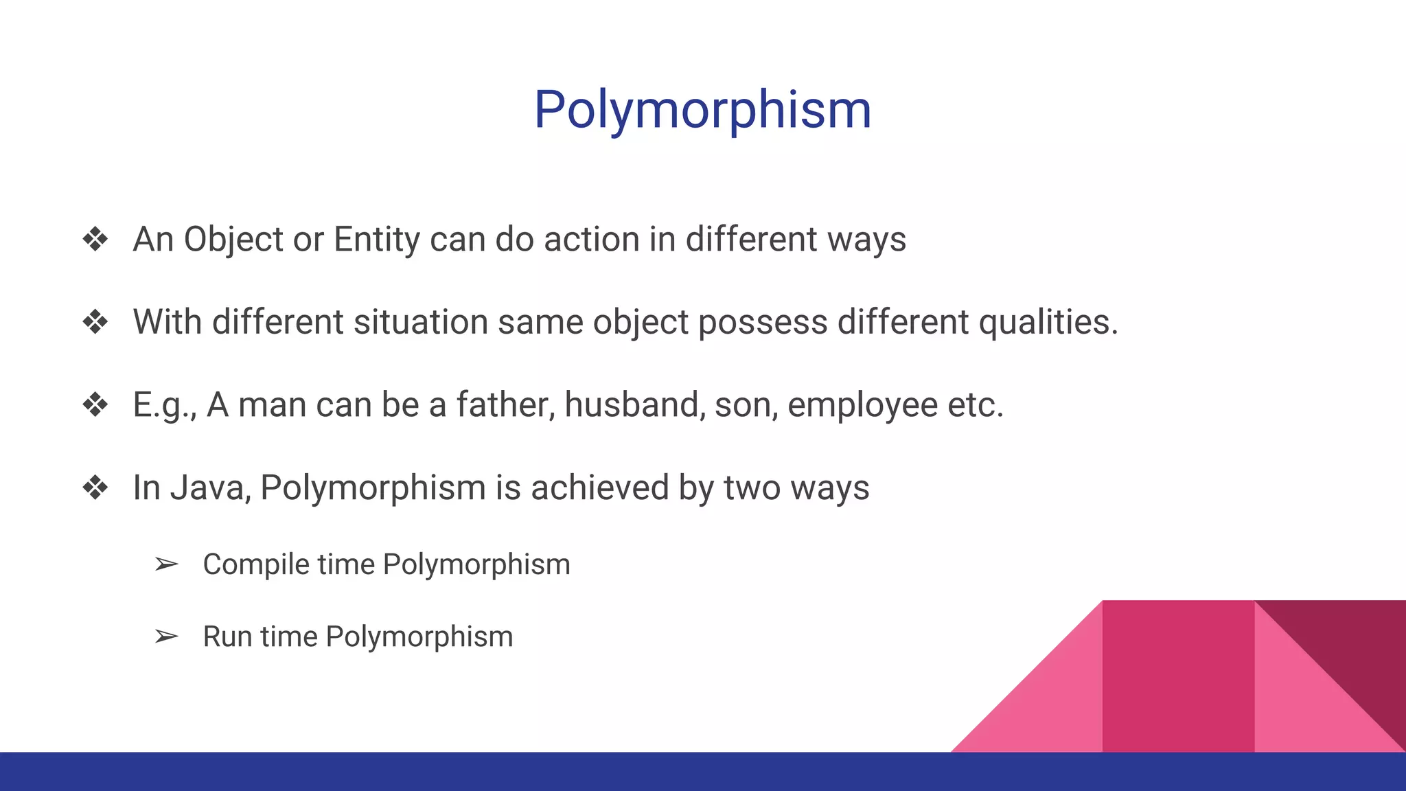 Java Inheritance and Polymorphism | PPT