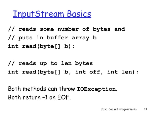 Java Socket Programming | PPT