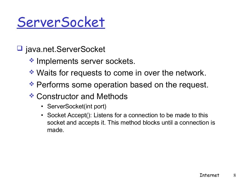 Java Socket Programming
