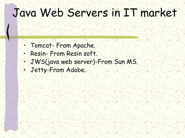 Advanced java | PPT | Web Development | Internet