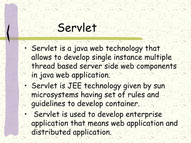 Advanced java | PPT | Web Development | Internet