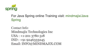 learn spring java