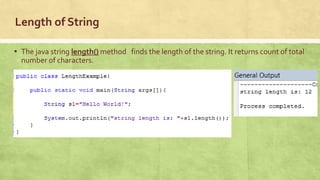 Java string handling | PPT