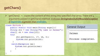 Java string handling | PPT
