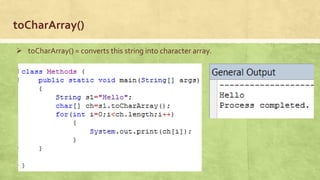 Java string handling | PPT