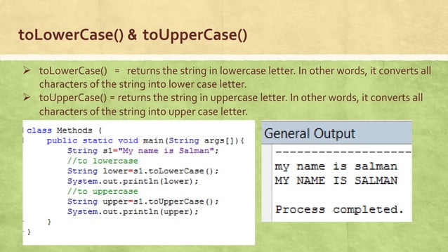 Java string handling