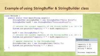 Java string handling | PPT