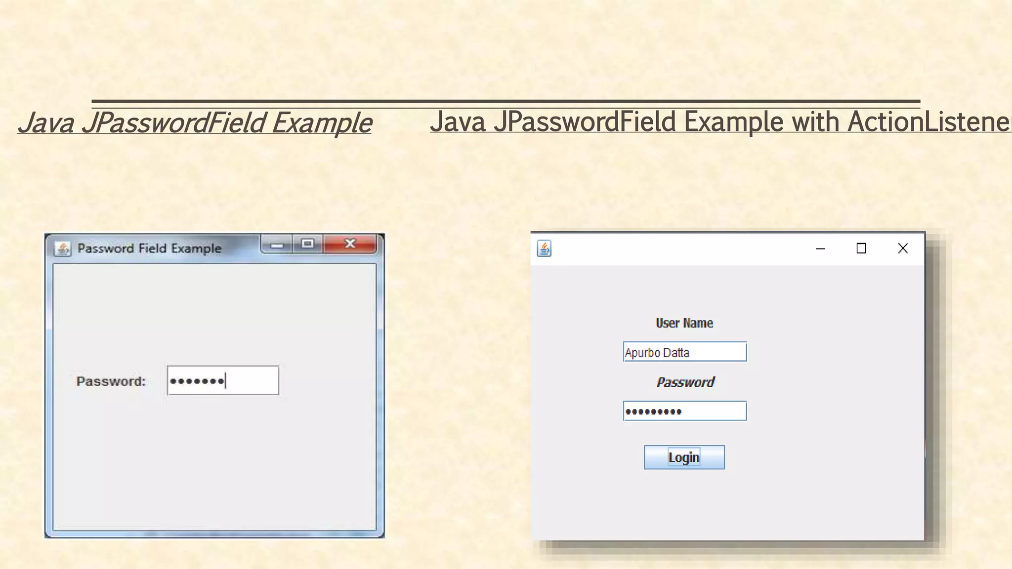Java swing | PPT