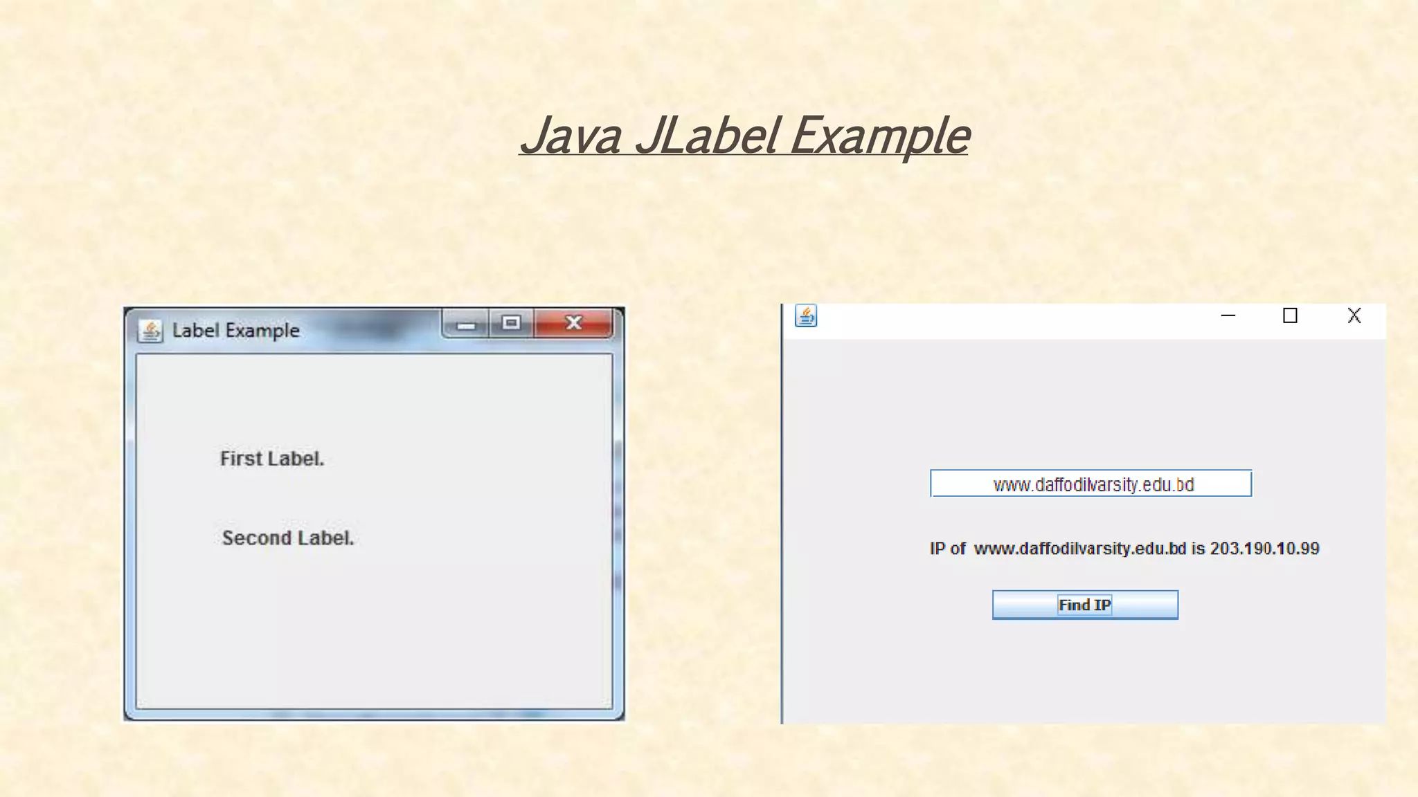 Java swing | PPT