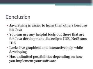 Java Swing ppt beginner learning study.ppt