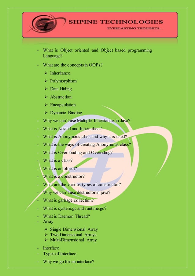 Java course | PDF