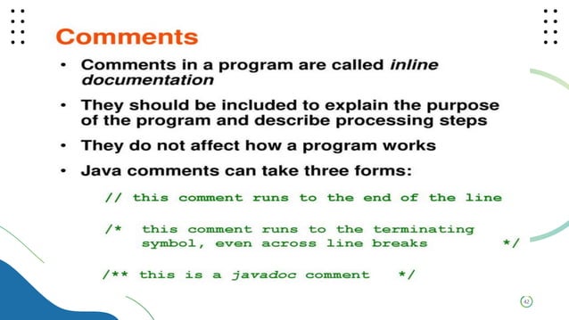 java theory and coding topic power point presentation.pptx | Free Download