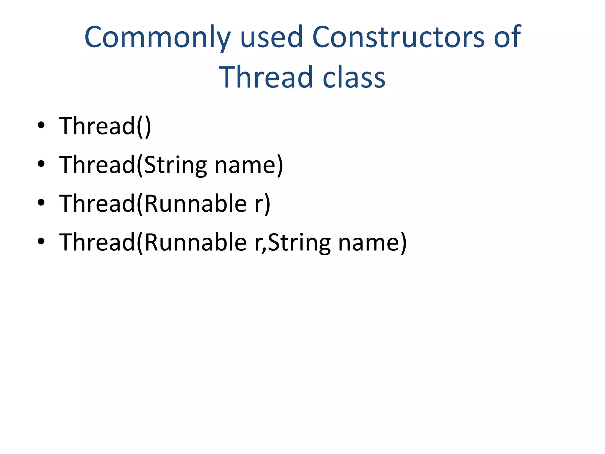 Java threads | PDF
