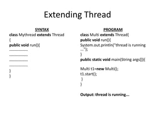 Java threads | PPT