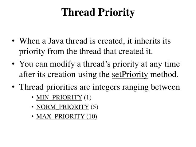 Java threads
