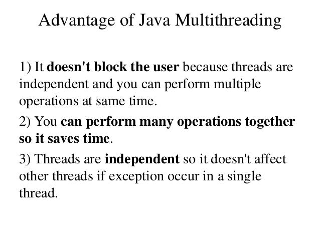 Java threads