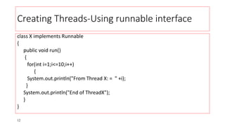 Java threads | PPT