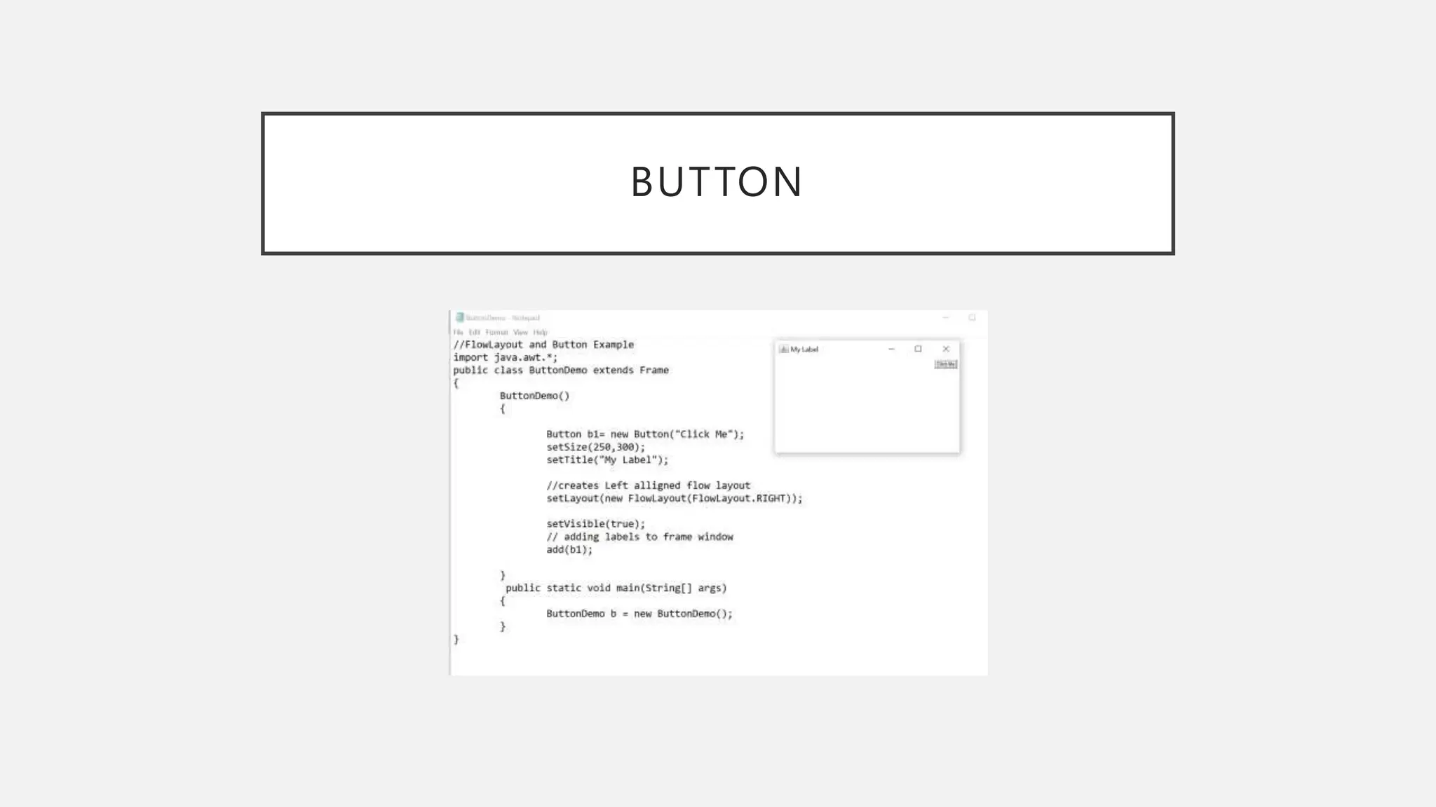 BUTTON 
