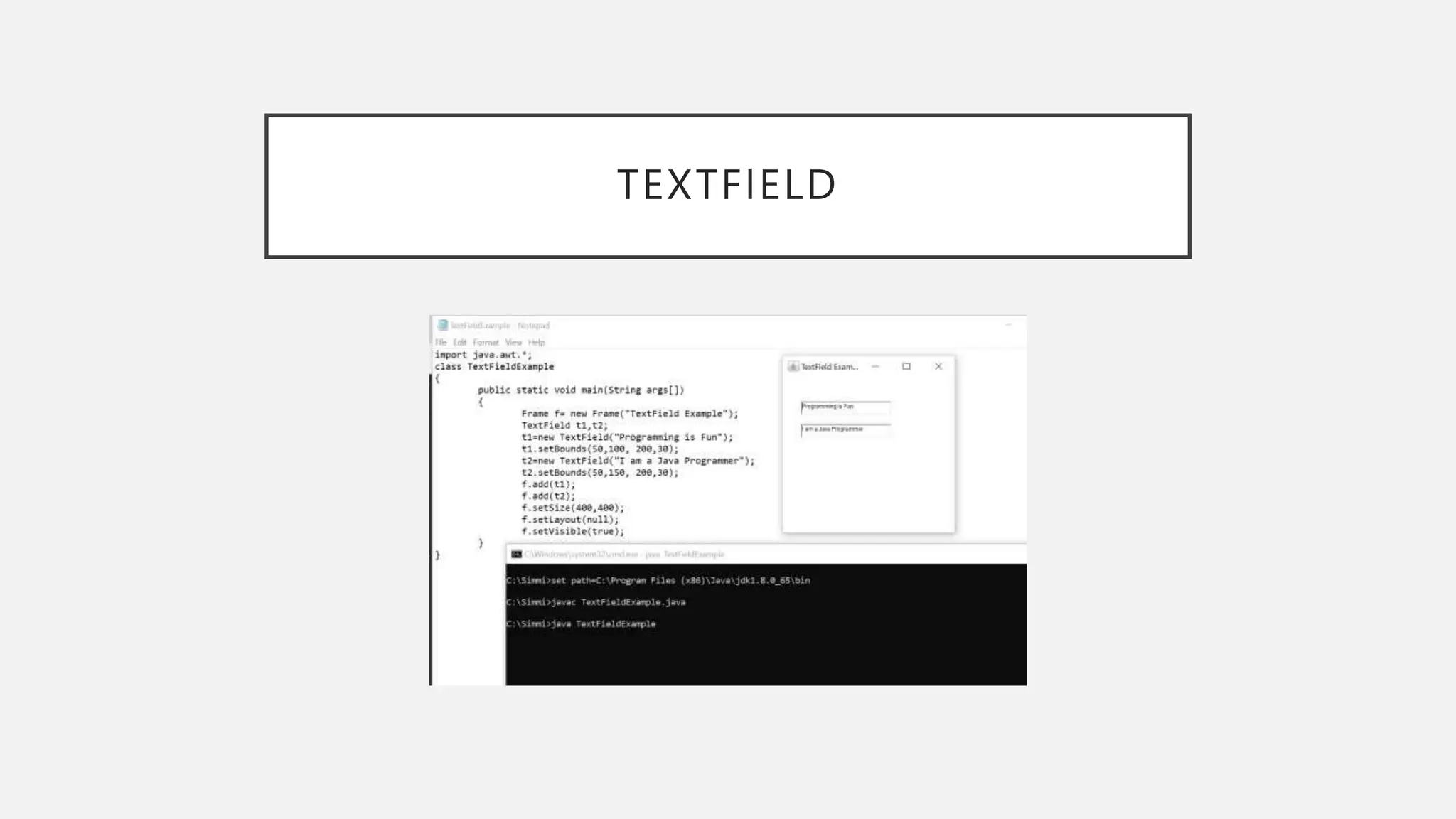 TEXTFIELD 