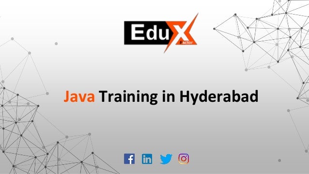Java Training in Hyderabad
 