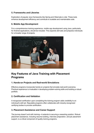 Java Training with Placement | Java online training | PDF