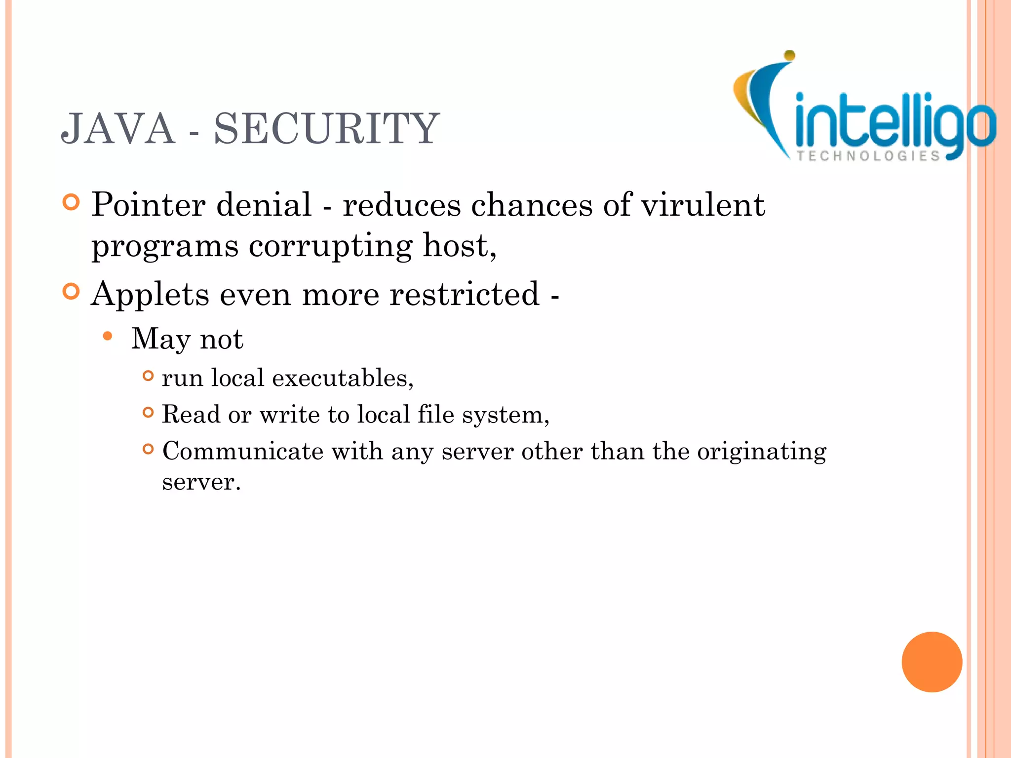 Java tutorial PPT | PPT | Programming Languages | Computing
