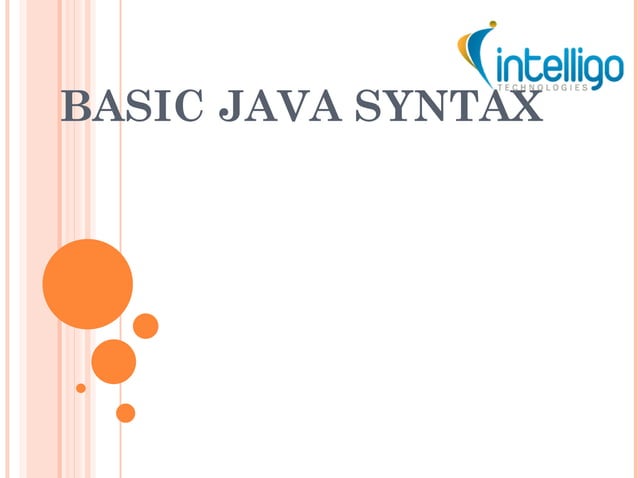 Java tutorial PPT | PPT