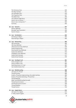 Java tutorial | PDF
