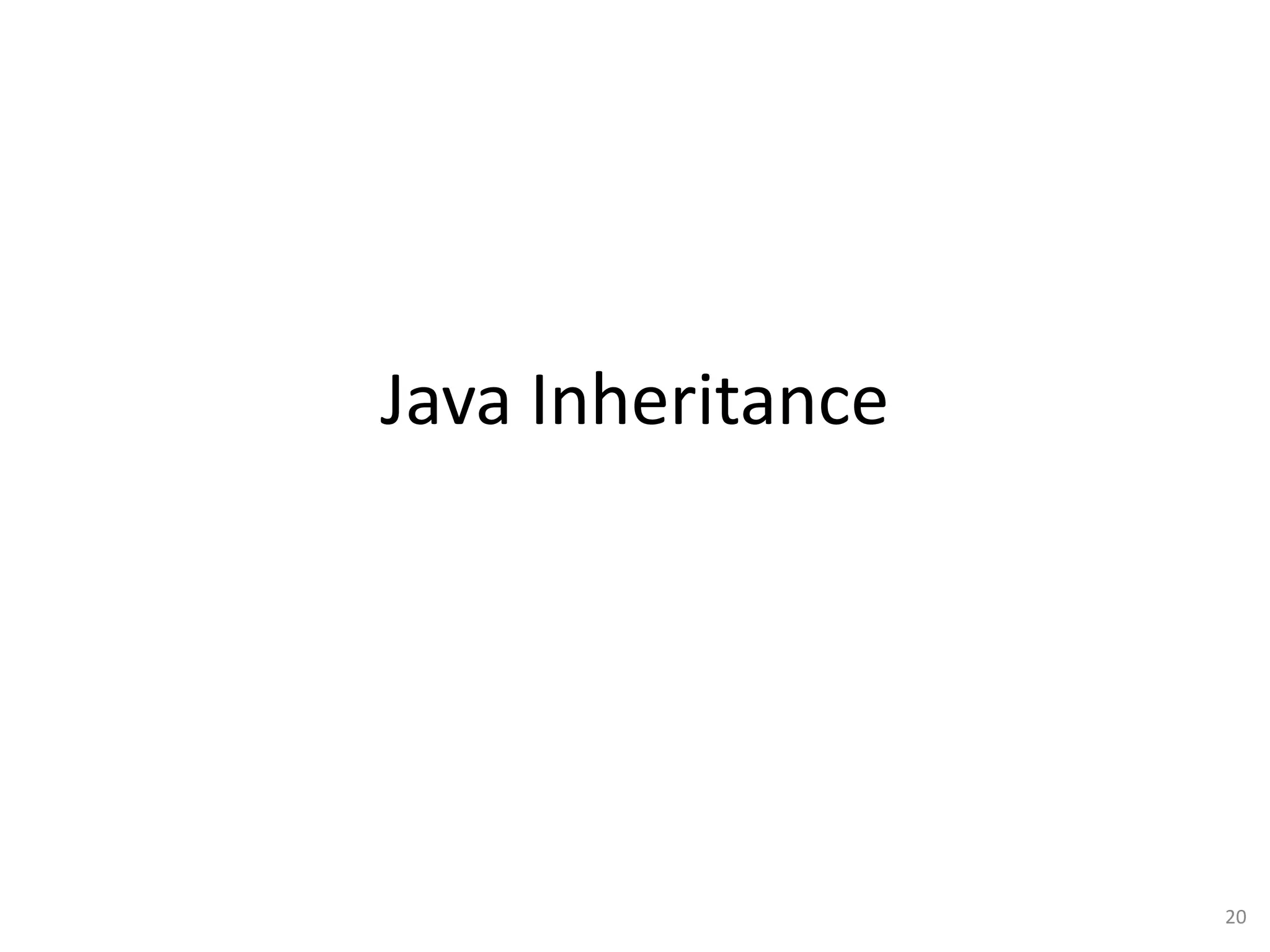 Java Inheritance

20

 