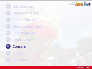 .
. . Introduction
  1


  ..
. 2 Implementation
   .
. . Server-Side API
  3


  ..
. 4 Development Tool
  ..
. 5 Client-...