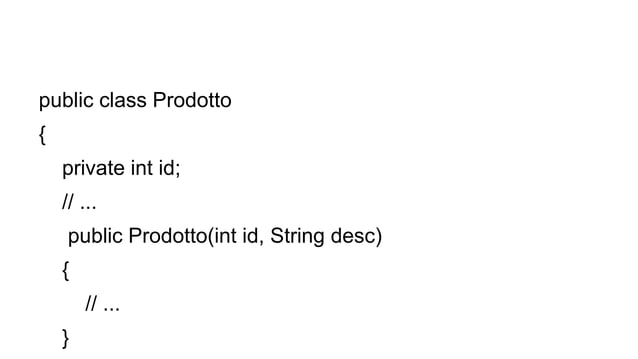 Java - Lezione 1 | PPSX