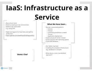 Java und Cloud - nicht nur mit PaaS 