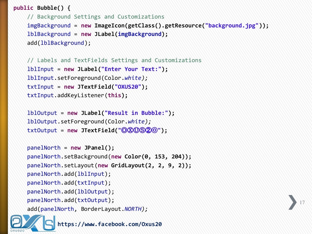 Java Unicode with Cool GUI Examples