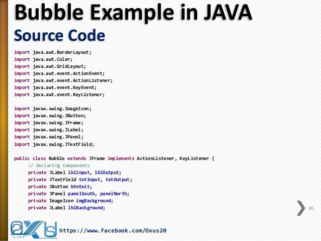 java gui source code examples